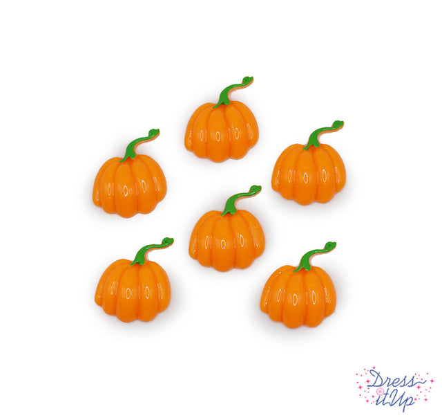 P For Pumpkin Orange Resin Seasonal Embellishments