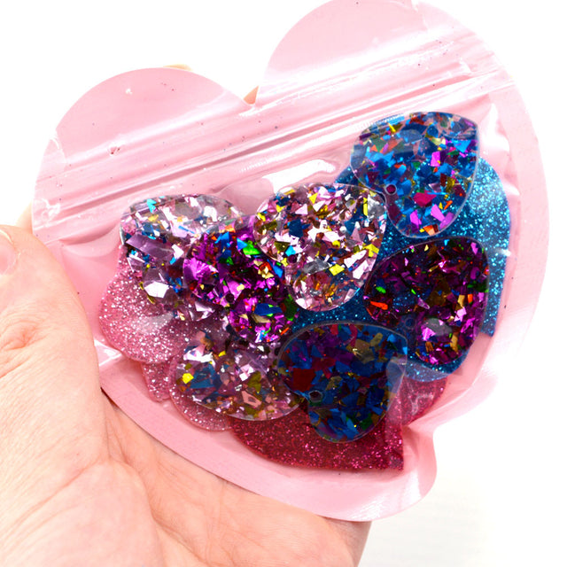 Sparkle & Sweet Heart Embellishment Pack