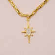 North Star 18K Gold Rhinestone Charm