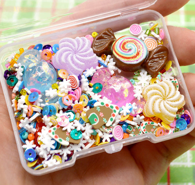 Sequin Shaker Gingerbread Candyland Embellishment Mix