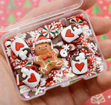Sequin Shaker Cocoa and Peppermint Embellishment Mix