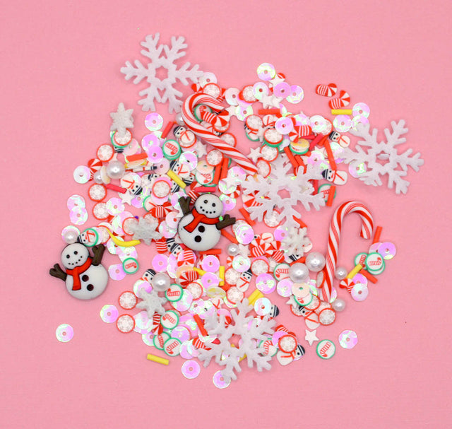 Sequin Shaker White Chocolate Peppermint Embellishment Mix
