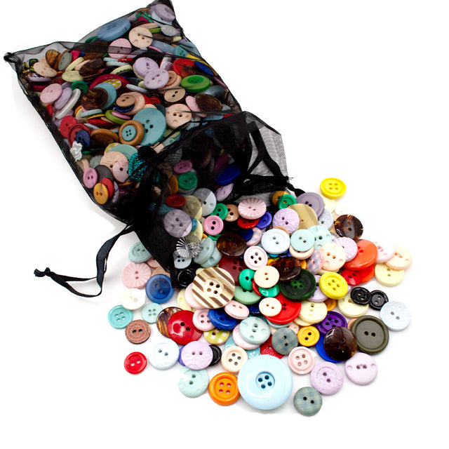 Sewing Buttons by the Pound Mystery Scoop, 500+ Pieces