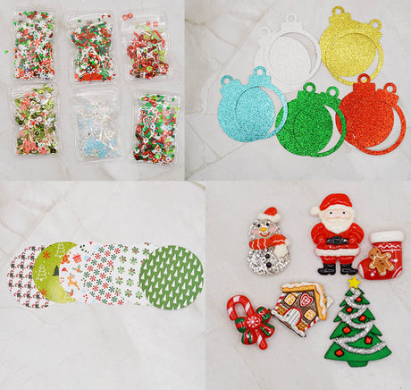 Holiday Sparkle Shaker Ornament Kit, 6 Ornaments