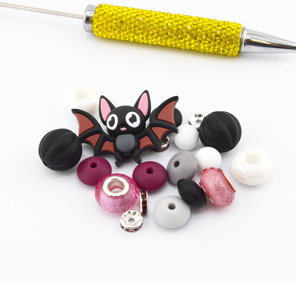 Pretty in Purple Bat Bead Mix For Beadable Pens