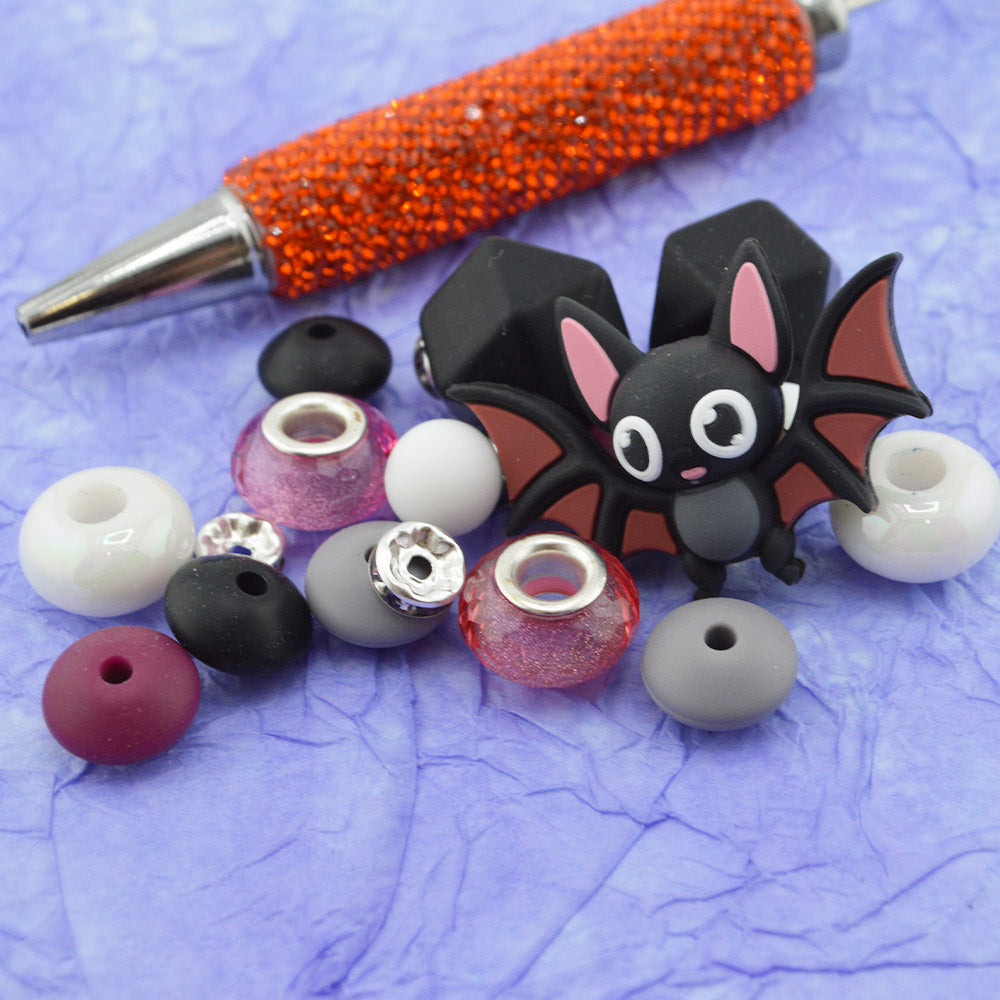 Pretty in Purple Bat Bead Mix For Beadable Pens