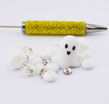 Ghostly Crystal Glow  Bead Mix For Beadable Pens