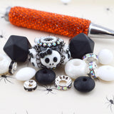 Goth Punk Skulls Bead Mix For Beadable Pens