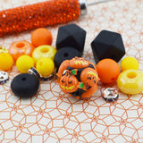 Jack-O’-Lantern Glow Bead Mix For Beadable Pens