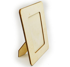 rectangle wood frame for painting and crafting.