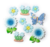 Sky Bloom Butterfly Embellishment Pack