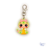 Adorable little snake design to attach to keychains or back packs