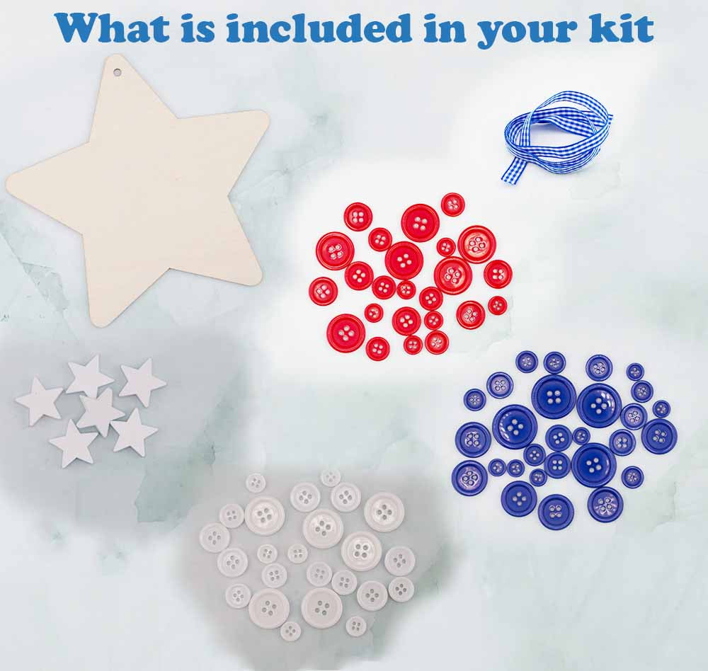 America 250 Patriotic Star DIY Craft Kit