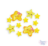 Shooting Star Yellow Sky Themed Embellishments