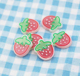 Sweet Strawberry Printed 2-Hole Buttons