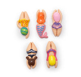 Sunbathing Beauties Resin Craft Embellishment Pack