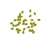 tiny leaf resin craft embellishments for diy paper or wood crafting