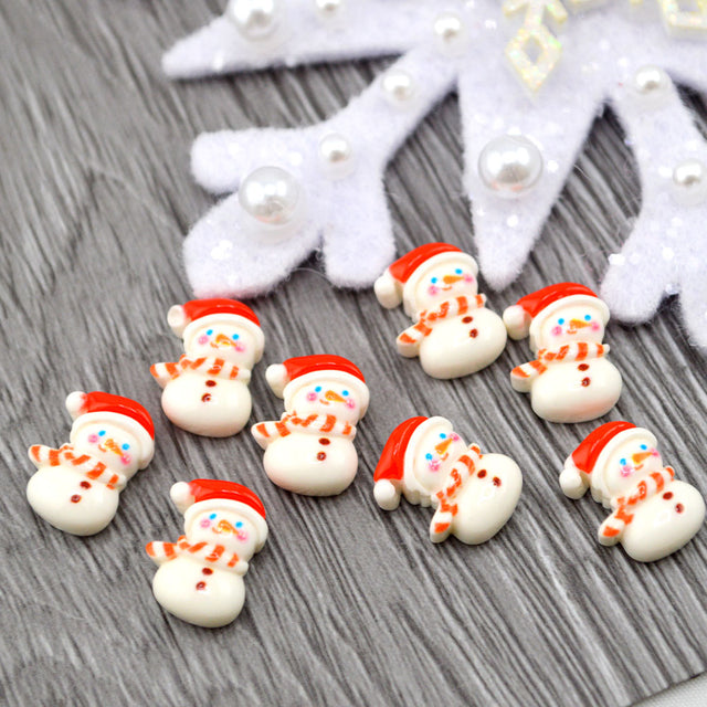 Tiny Resin Snowmen