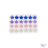 girly princess crowns flat back embellishments for crafting