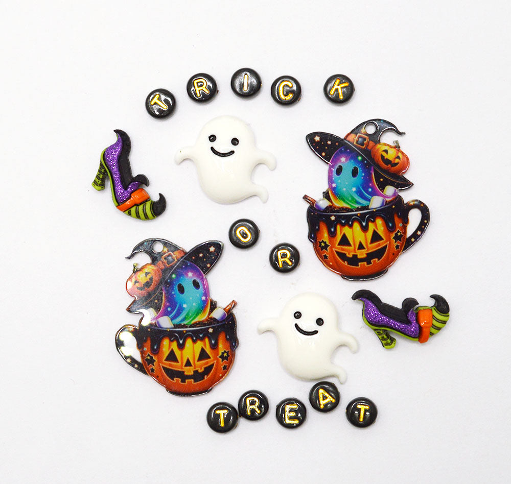 Trick Or Treat Halloween Craft Embellishment Mix