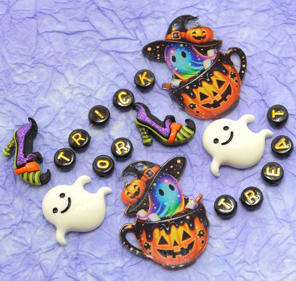 Trick Or Treat Halloween Craft Embellishment Mix