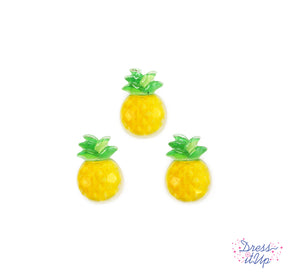 Add a tropical touch to crafts with flat-back pineapples