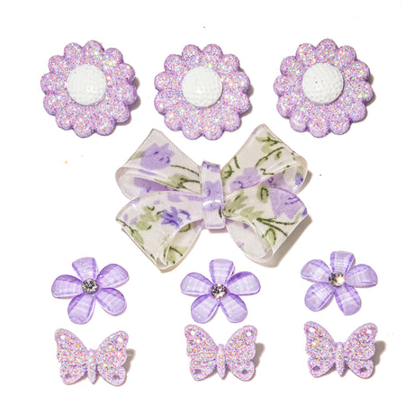 Lavender Lady Floral Craft Embellishments