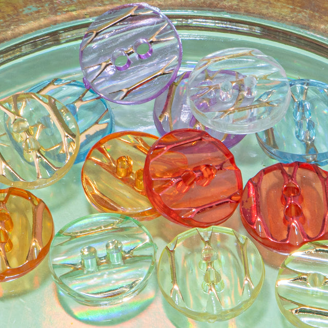 Golden Glimmer 2-Hole Buttons