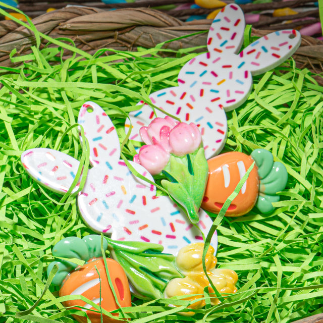 Hoppy Easter Resin Flat Embellishments