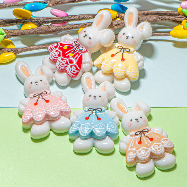 Coquette Bunnies Craft Embellishments