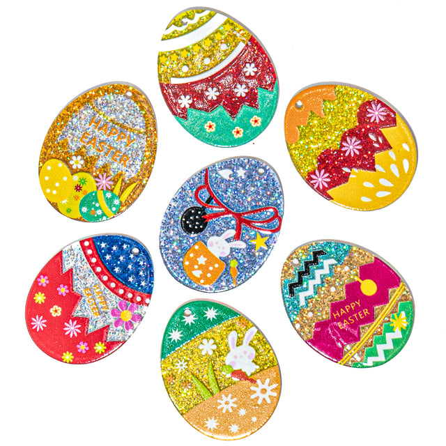 Sparkle Easter Eggs Craft Embellishments
