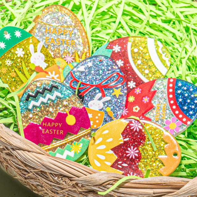 Sparkle Easter Eggs Craft Embellishments