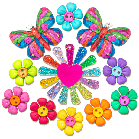 Rainbow Garden Craft Mix