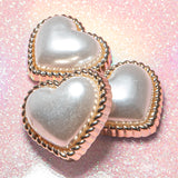 Golden Heart Trio Embellishments