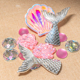 Pink Pearl Mermaid Craft Embellishments