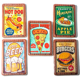 Retro Drive-In Snack Time Plastic Embellishments