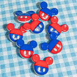 Patriotic Mickey Craft Button
