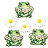 Frog Daisy Garden Craft Embellishments