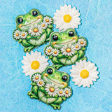 Frog Daisy Garden Craft Embellishments