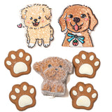Brown Puppy Dogs Craft Embellishments