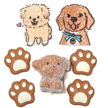 Brown Puppy Dogs Craft Embellishments