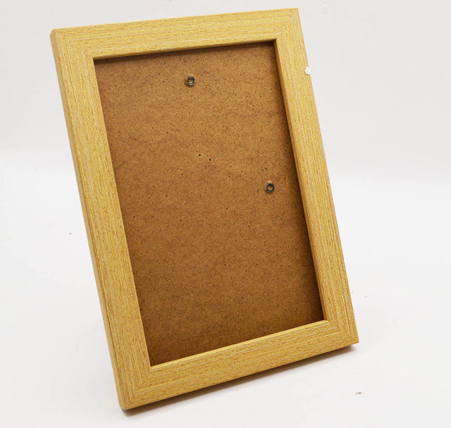 Burly Wood Acrylic Rectangle Desk Frame