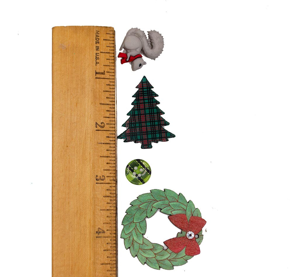 Rustic Forest Holiday Embellishment Pack 22 Pieces