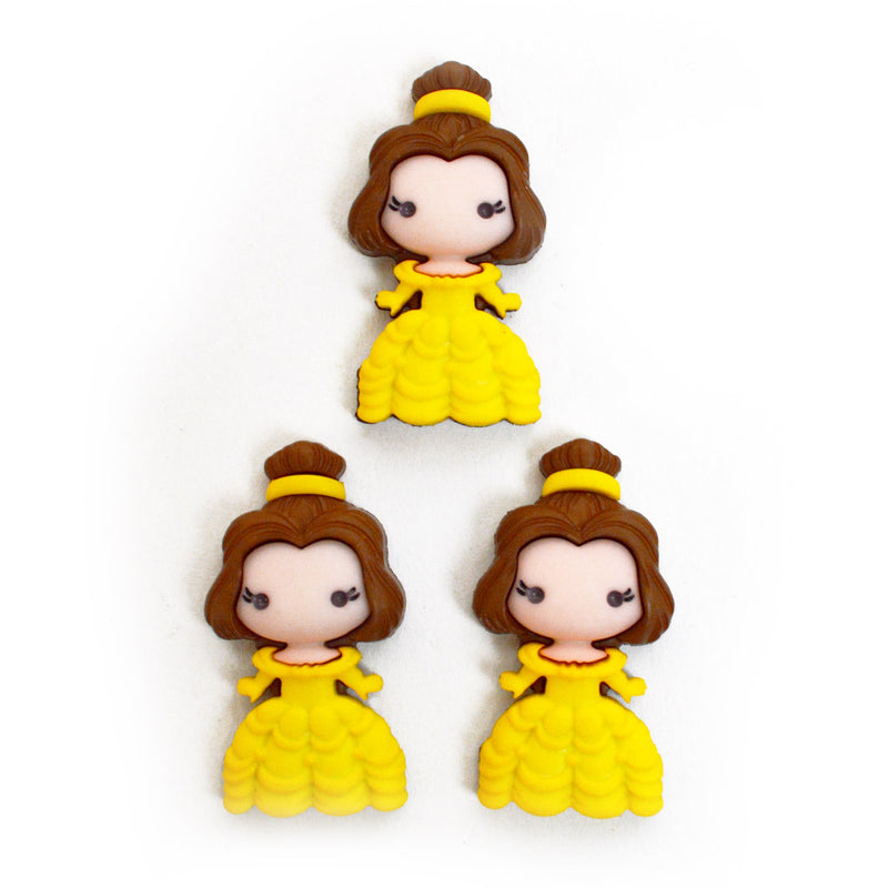 Emoji Belle/Beauty and the Beast Button Singles