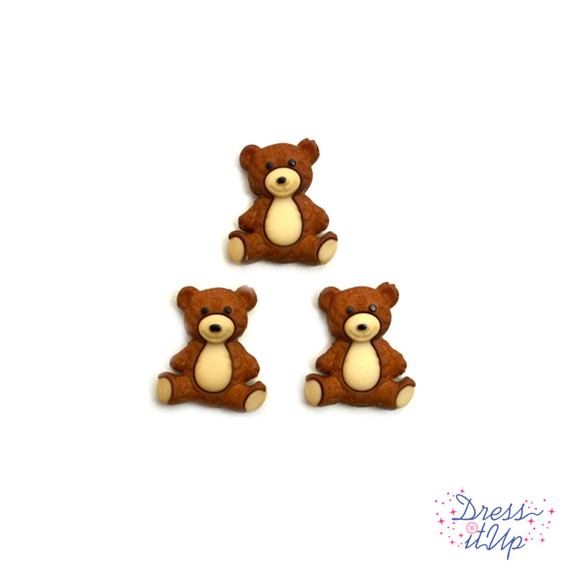 Teddy Bear Singles- 6 Pieces