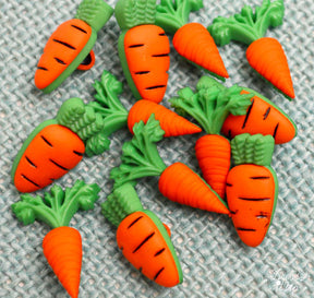 Bright orange carrots add to food or garden themed projects and kitchen decor