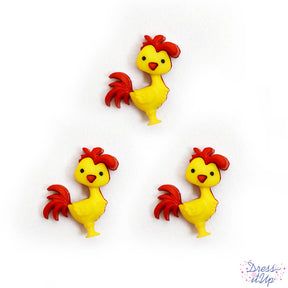Bright yellow chickens add a pop of color to your barnyard projects