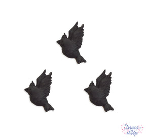 Black crows add to your bird themed projects, and seasonal crafts