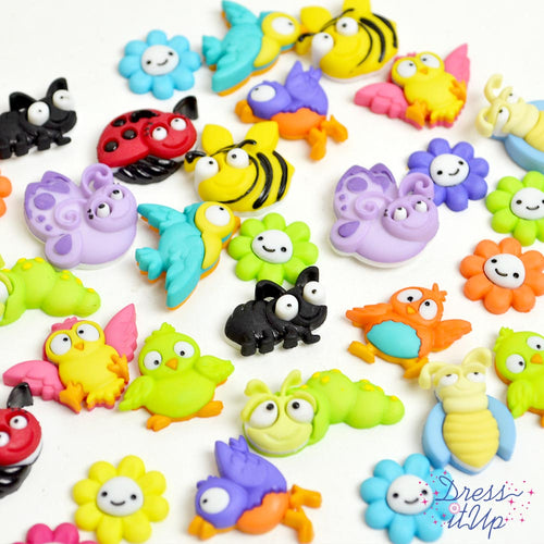 Birds, Bees and Bugs Embellishment Assortment