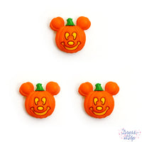 Mickey Pumpkin Button Singles